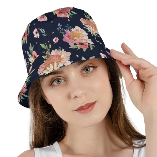 Floral Dices Bucket Hat