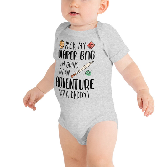 Pack My Diaper Bag Baby Bodysuit