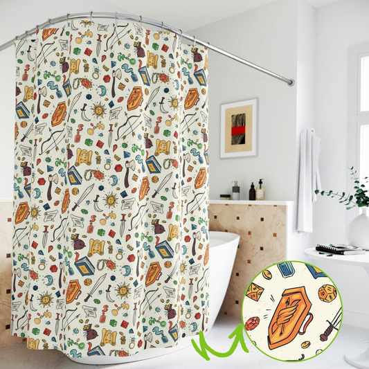 DND Items Shower Curtain