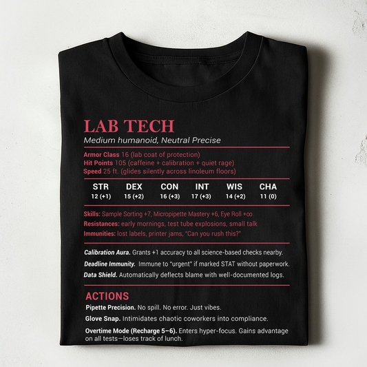 Lab Tech Stats Classic Unisex T-Shirt