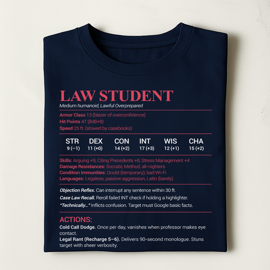 Law Student Classic Unisex T-Shirt