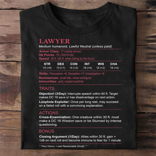Lawyer Stats Classic Unisex T-Shirt