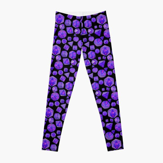 Amethyst Dice Leggings