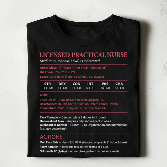 Licensed Practical Nurse LPN Classic Unisex T-Shirt