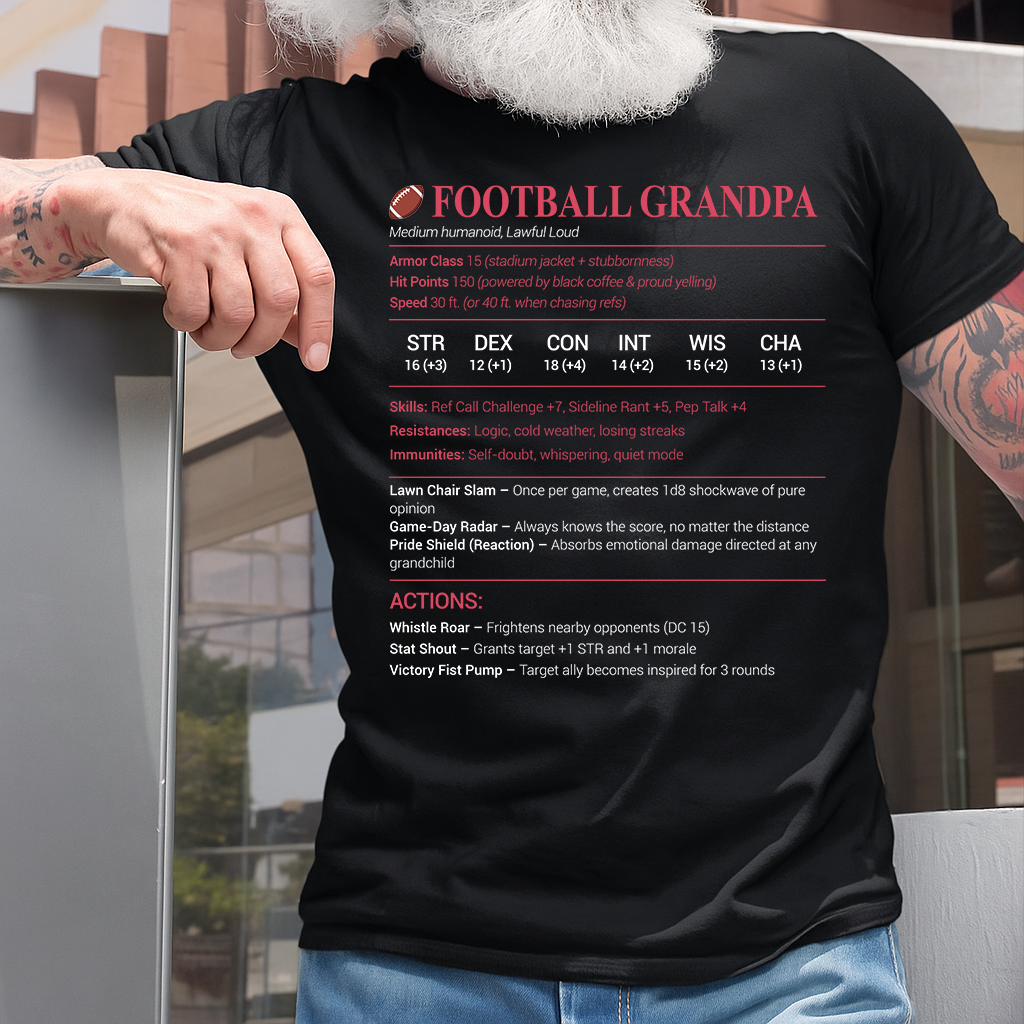 Football Grandpa Classic Unisex T-Shirt