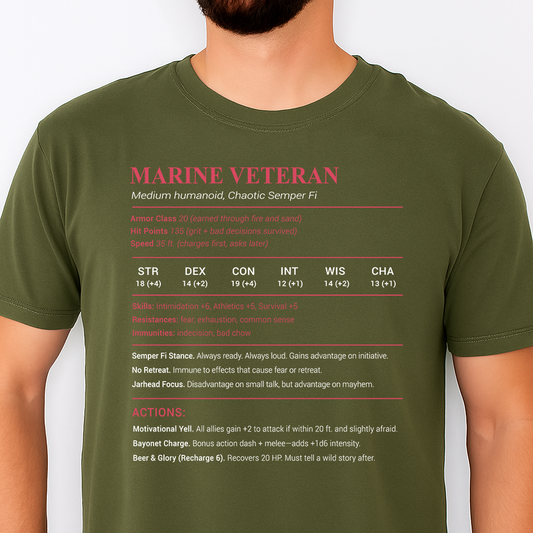Marine Veteran Classic Unisex T-Shirt