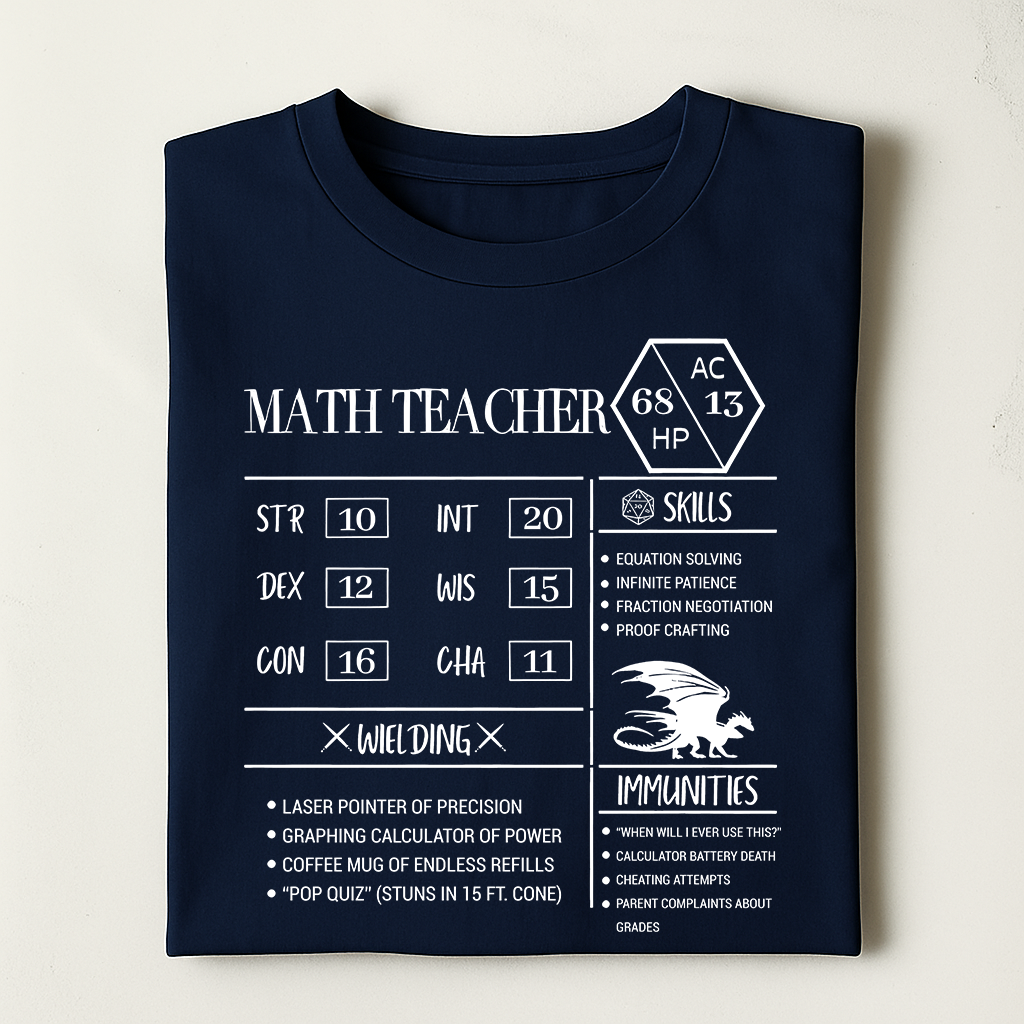 Math Teacher New Classic Unisex T-Shirt