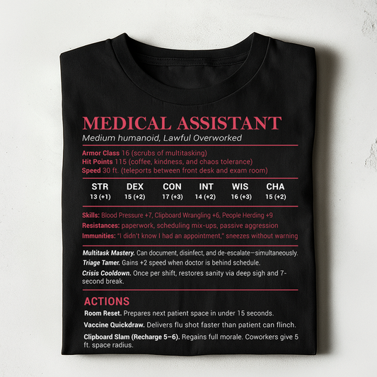 Medical Assistant Stats Classic Unisex T-Shirt