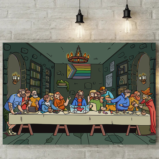 DnD Pride Inspired The Last Supper Poster