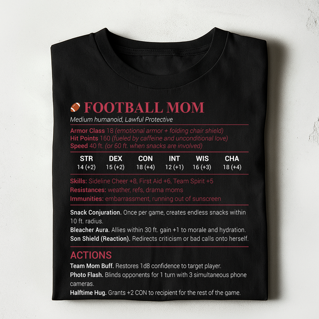 Football Mom Classic Unisex T-Shirt