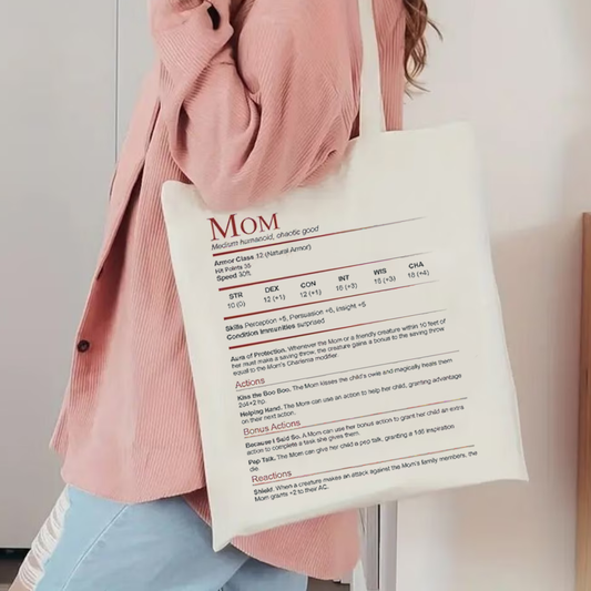 Mom Stats Tote Bag