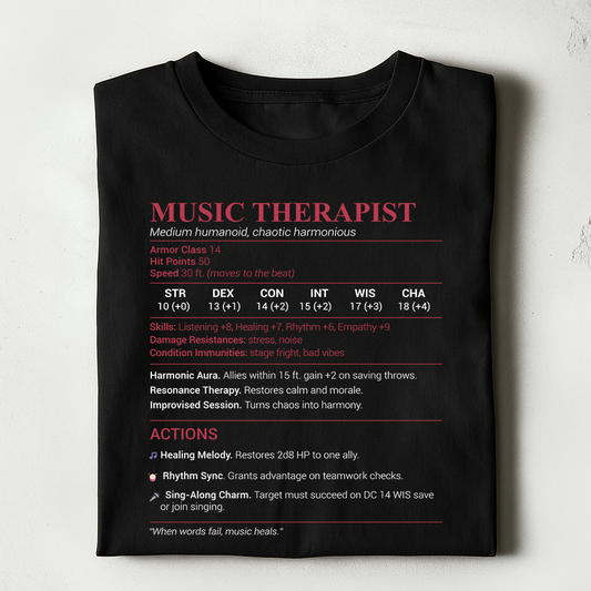 Music Therapist Classic Unisex T-Shirt