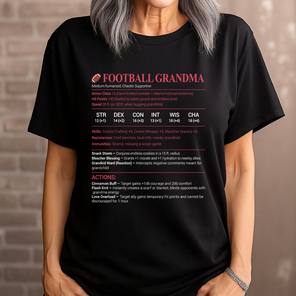 Football Grandma Classic Unisex T-Shirt