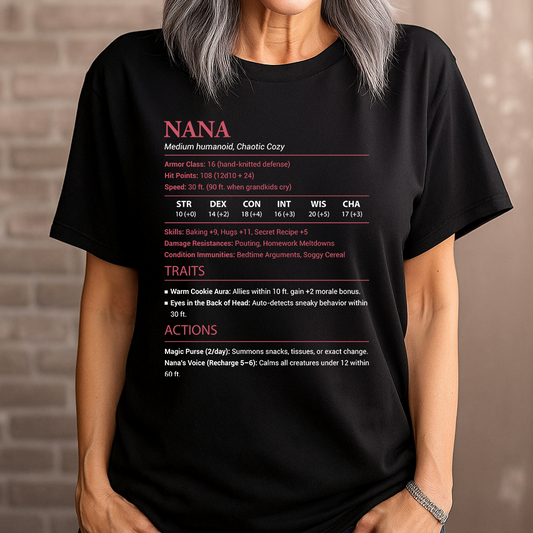 Nana Stats Classic Unisex T-Shirt