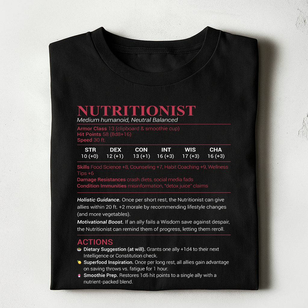 Nutritionist Classic Unisex T-Shirt