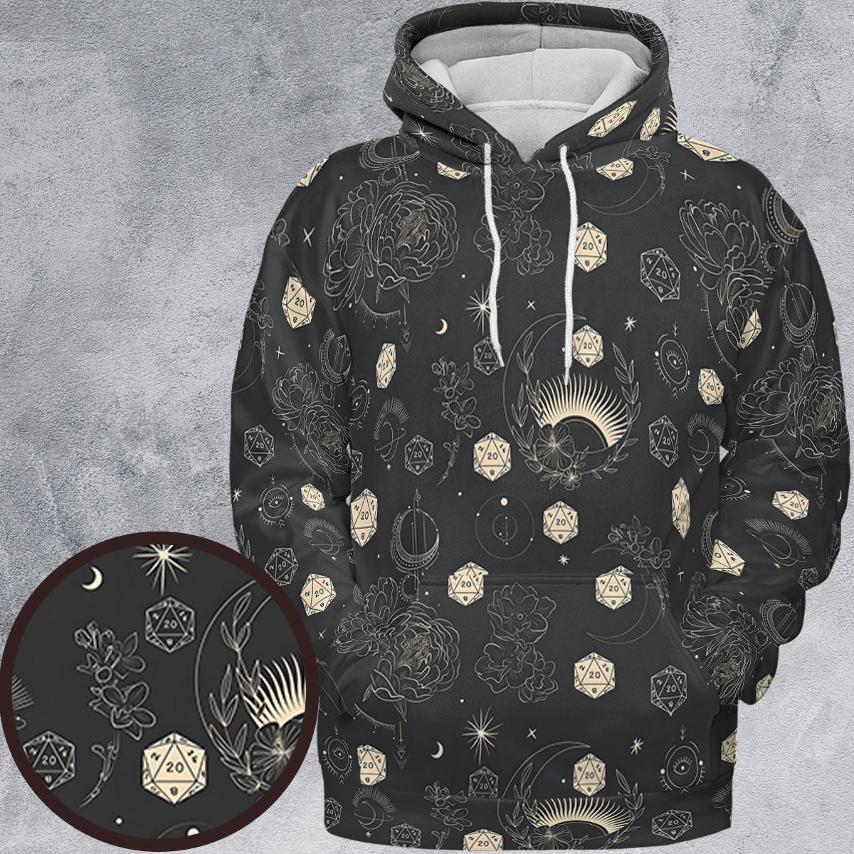 Explosion Dice All-over Print Hoodie