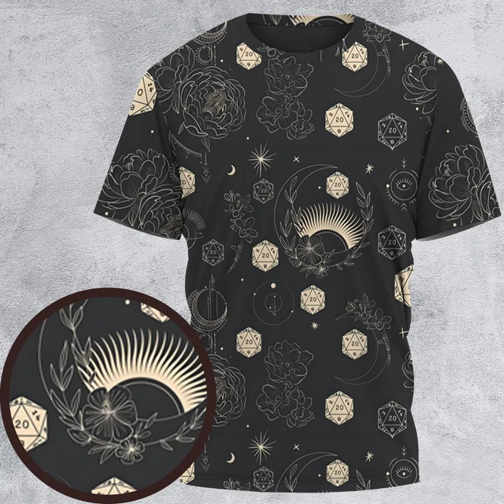 Explosion Dice All-Over Print Unisex T-Shirt