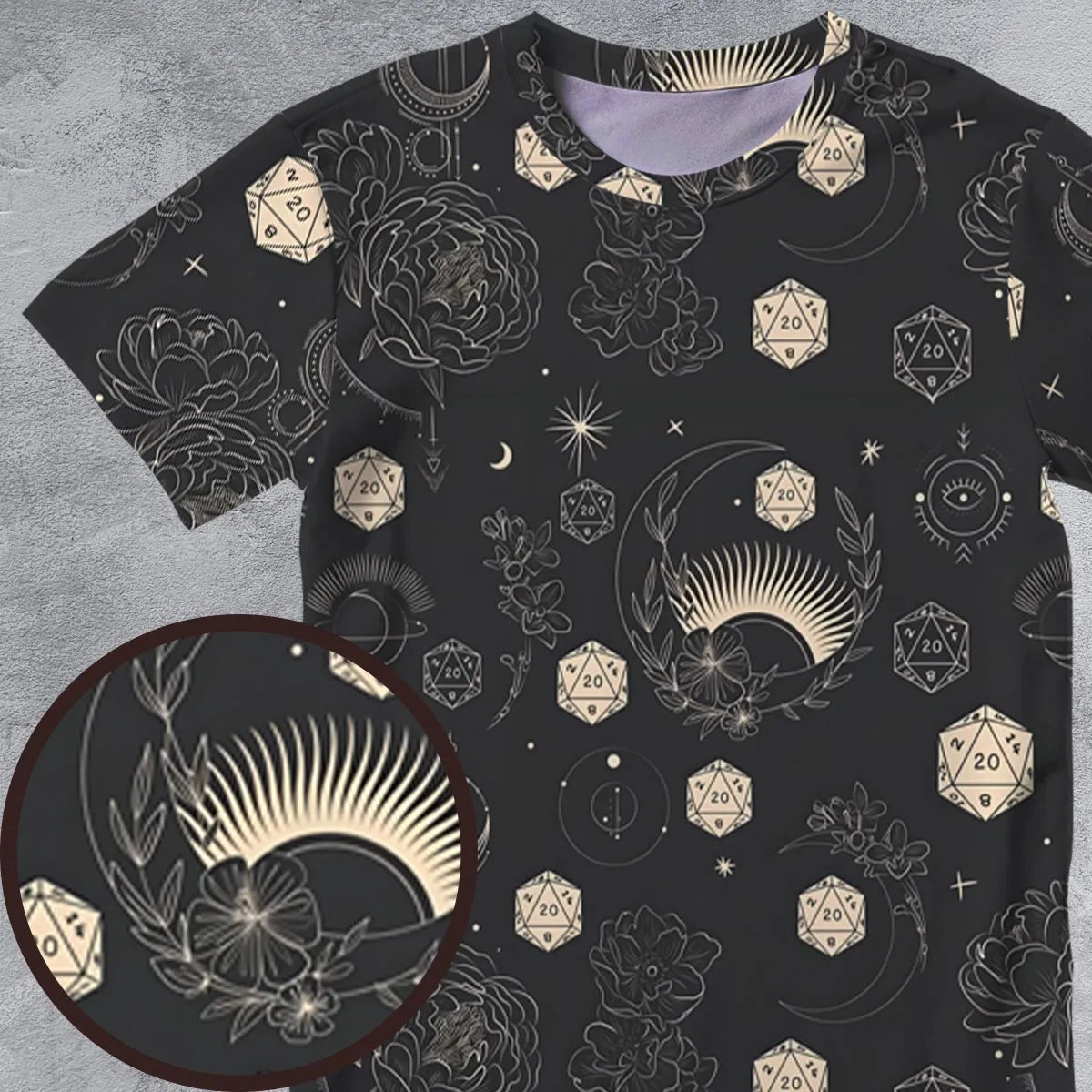 Explosion Dice All-Over Print Unisex T-Shirt