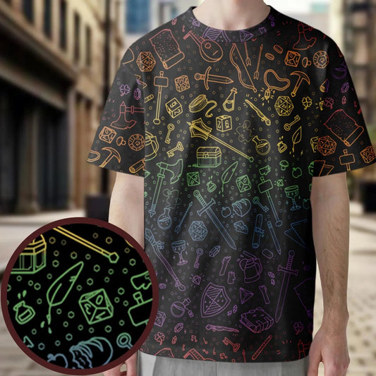 RPG Rainbow All-Over Print Unisex T-Shirt
