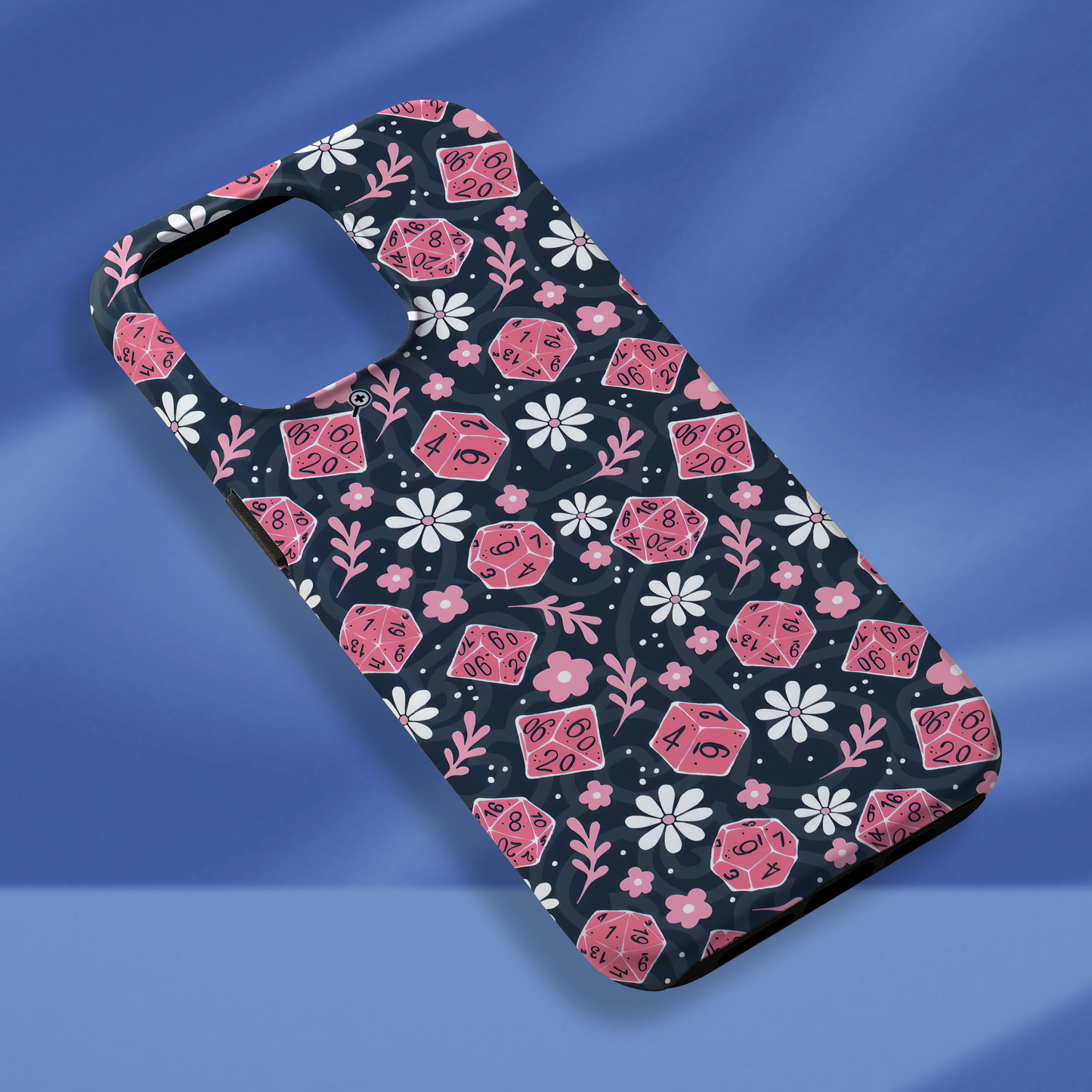 Pink Dice Phone Case