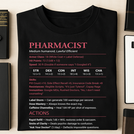 Pharmacist Stats Classic Unisex T-Shirt