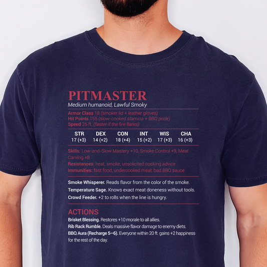 Pitmaster Stats Classic Unisex T-Shirt