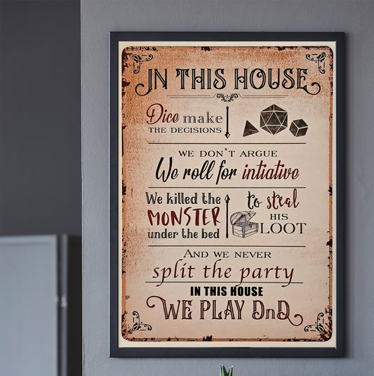 In This House DND Poster