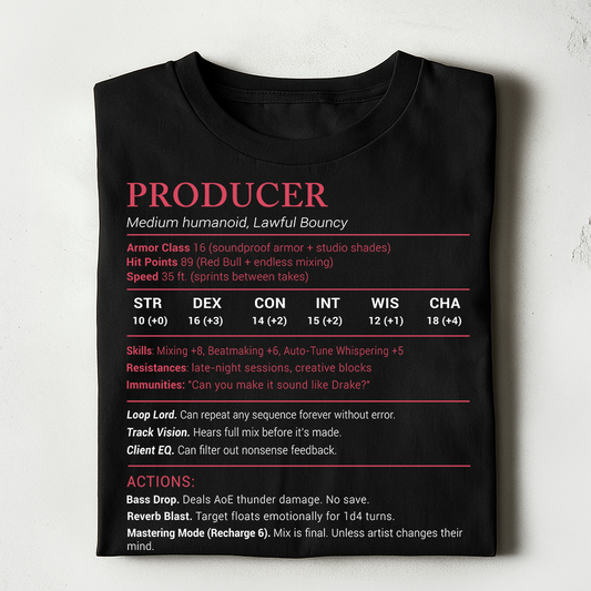 Producer Stats Classic Unisex T-Shirt