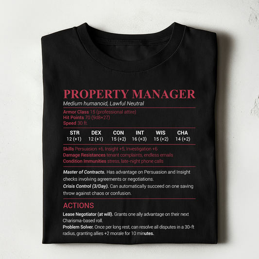 Property Manager Classic Unisex T-Shirt
