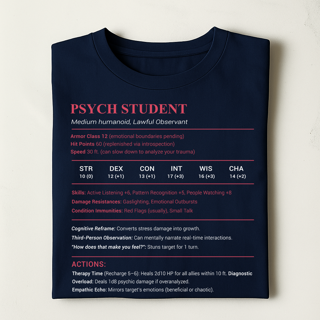 Psych Student Classic Unisex T-Shirt