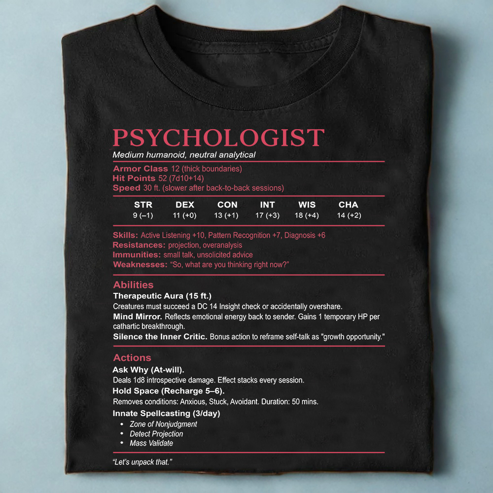Psychologist Stats Classic Unisex T-Shirt