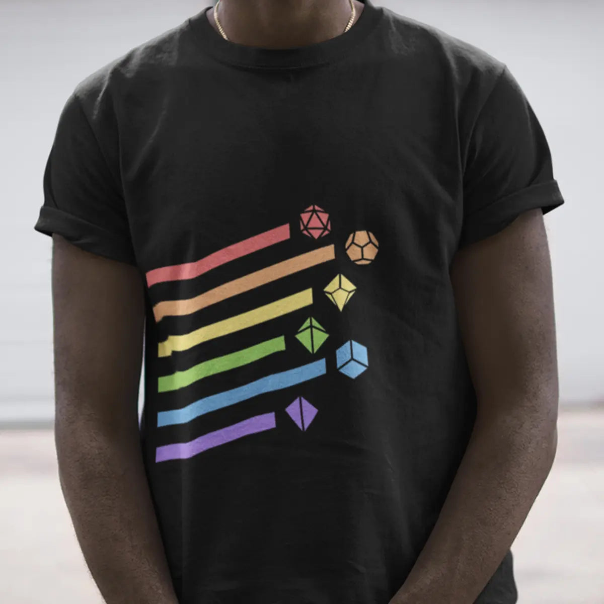 Rainbow Dice Set T-Shirt