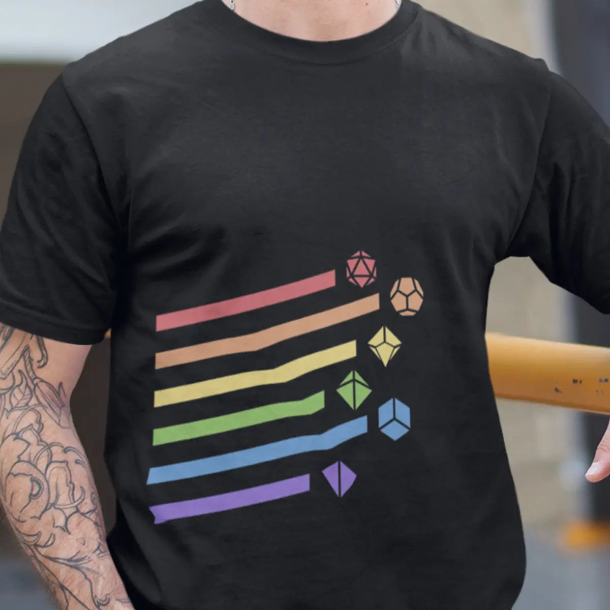 Rainbow Dice Set T-Shirt