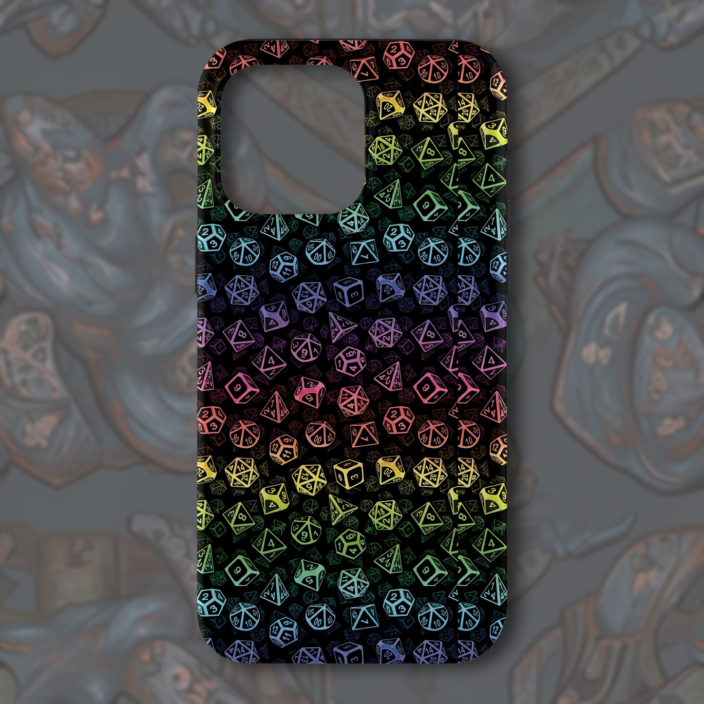Rainbow Dice Phone Case
