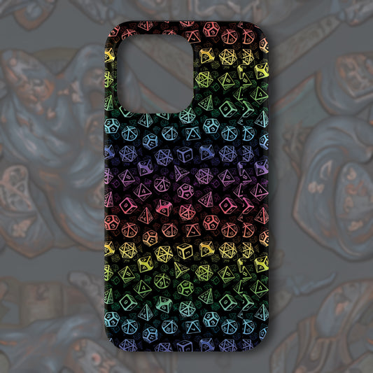 Rainbow Dice Phone Case