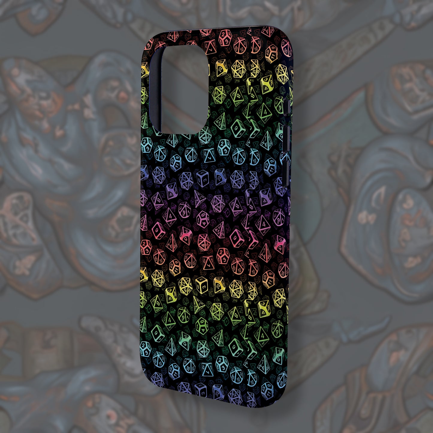 Rainbow Dice Phone Case