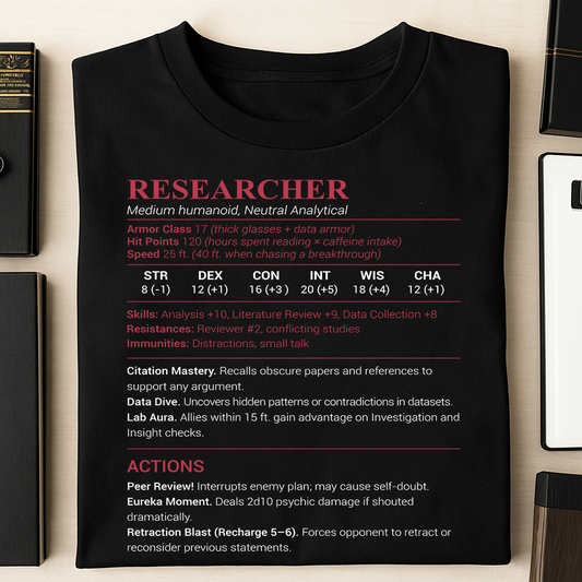 Researcher Stats Classic Unisex T-Shirt