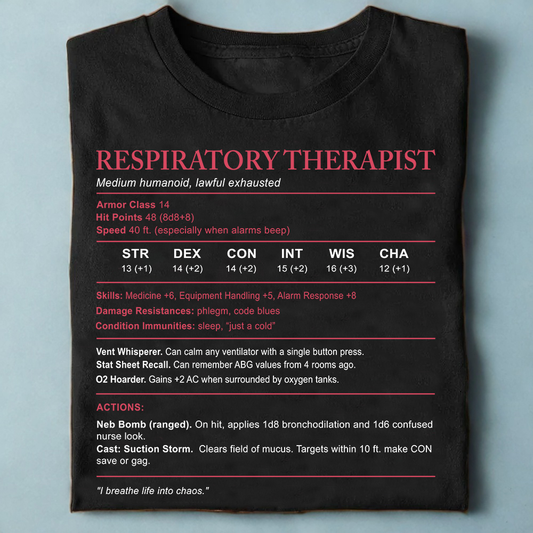 Respiratory Therapist Classic Unisex T-Shirt