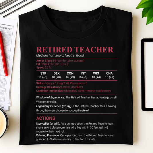 Retired Teacher Classic Unisex T-Shirt