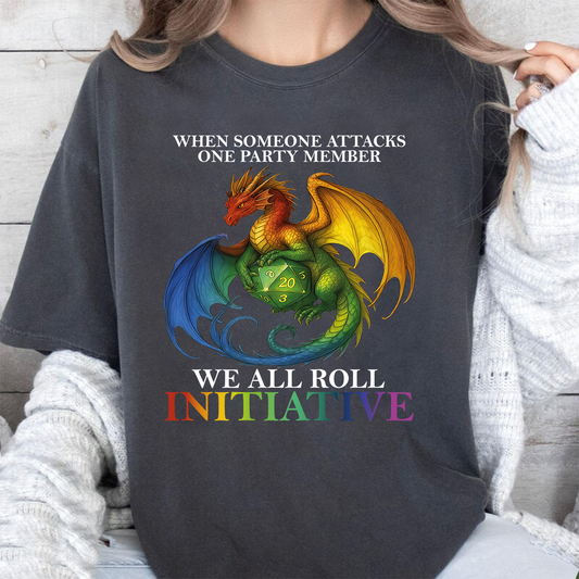 Dragon Roll For Initiative Classic Unisex T-Shirt