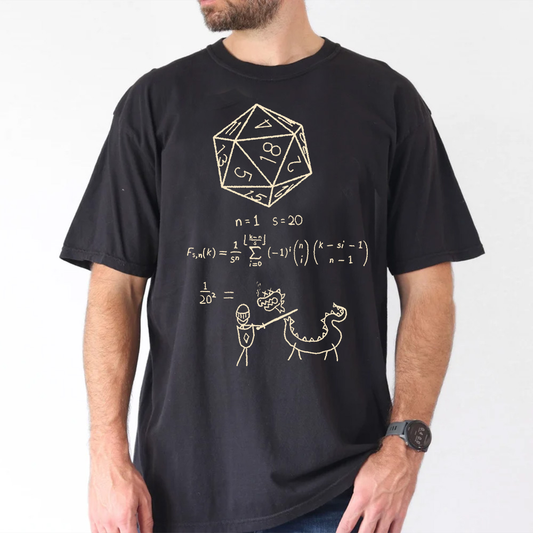 Science Of20 Sided Dice Classic Unisex T-Shirt