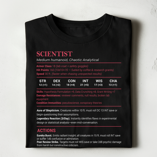 Scientist Stats Classic Unisex T-Shirt
