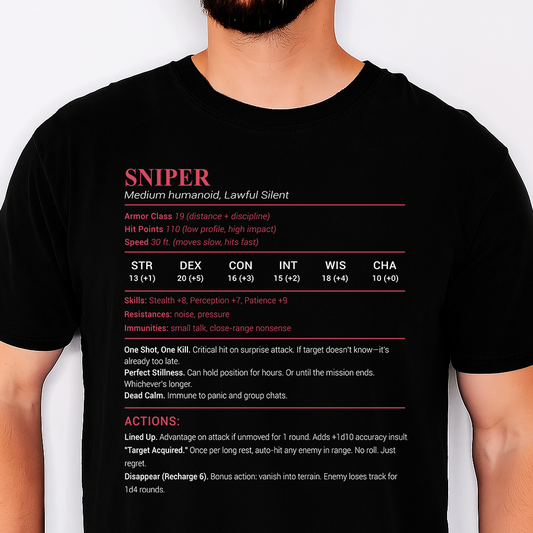 Sniper Stats Classic Unisex T-Shirt