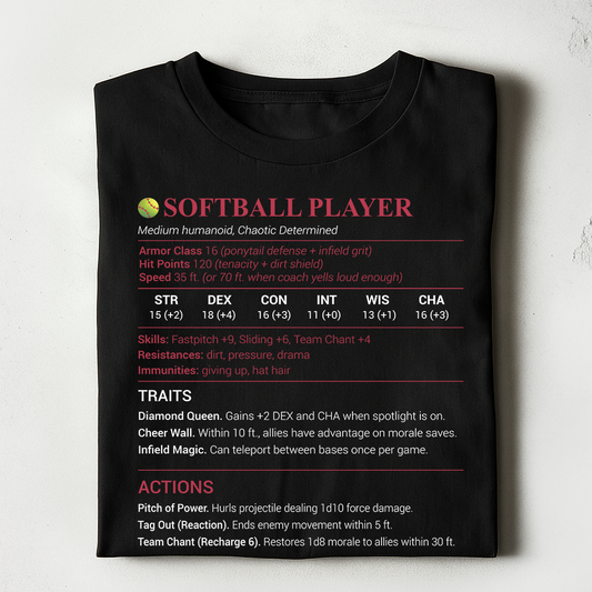 Softball Player Classic Unisex T-Shirt