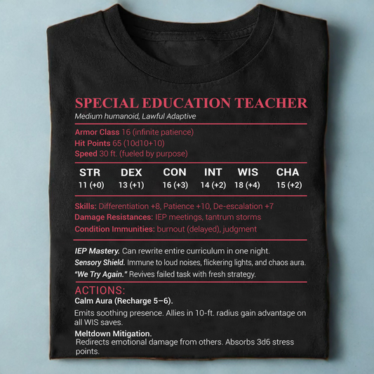 Special Edu Stats Classic Unisex T-Shirt