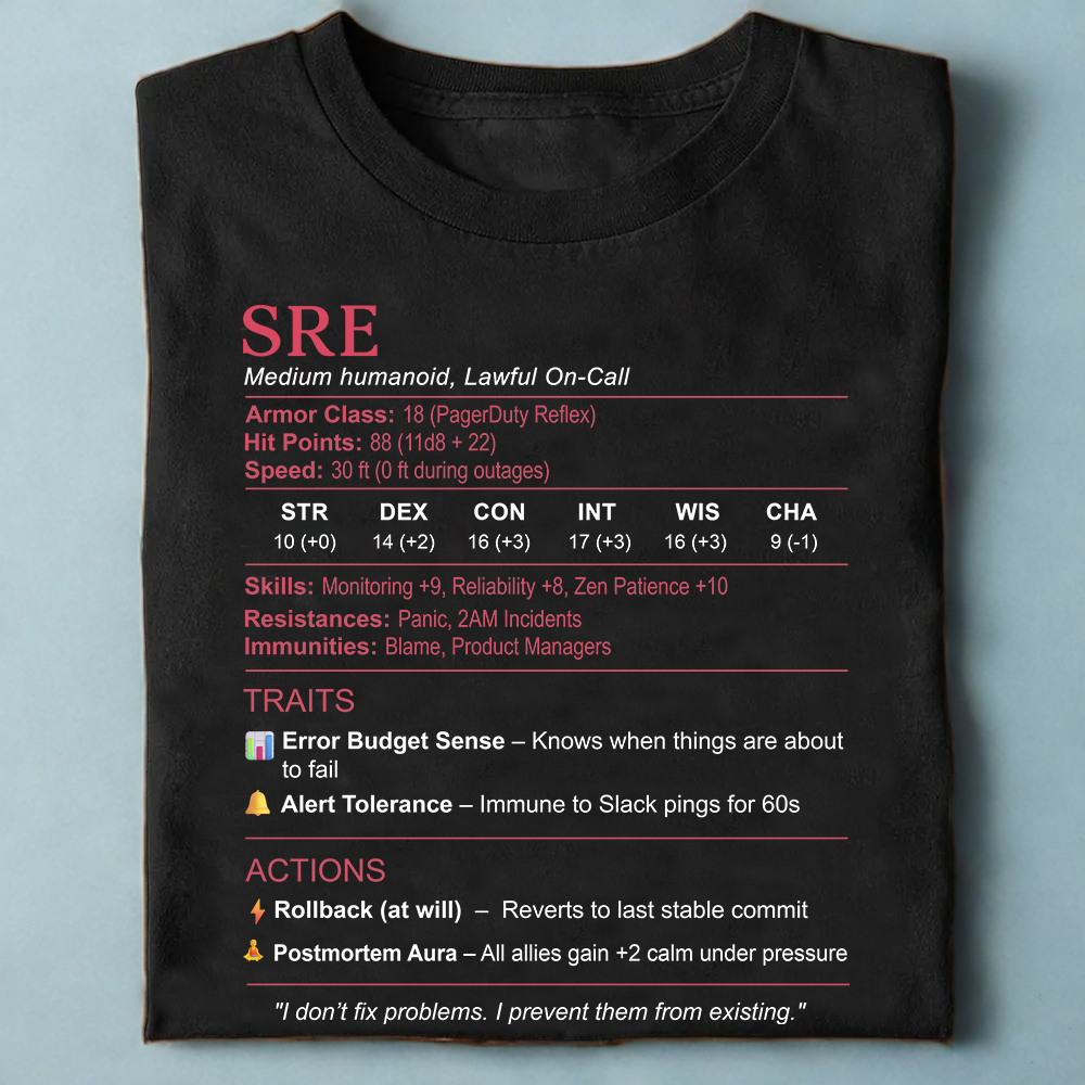 SRE Stats Classic Unisex T-Shirt