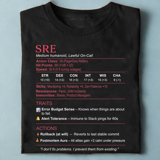 SRE Stats Classic Unisex T-Shirt