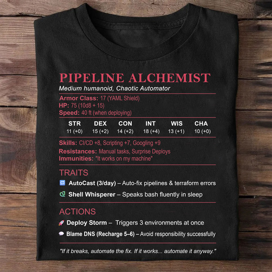 DEVOPS Stats (Pipeline Alchemist) Classic Unisex T-Shirt