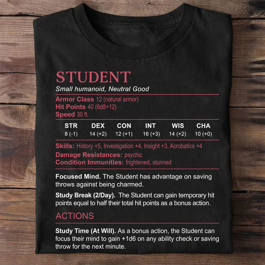 Student Stats Classic Unisex T-Shirt