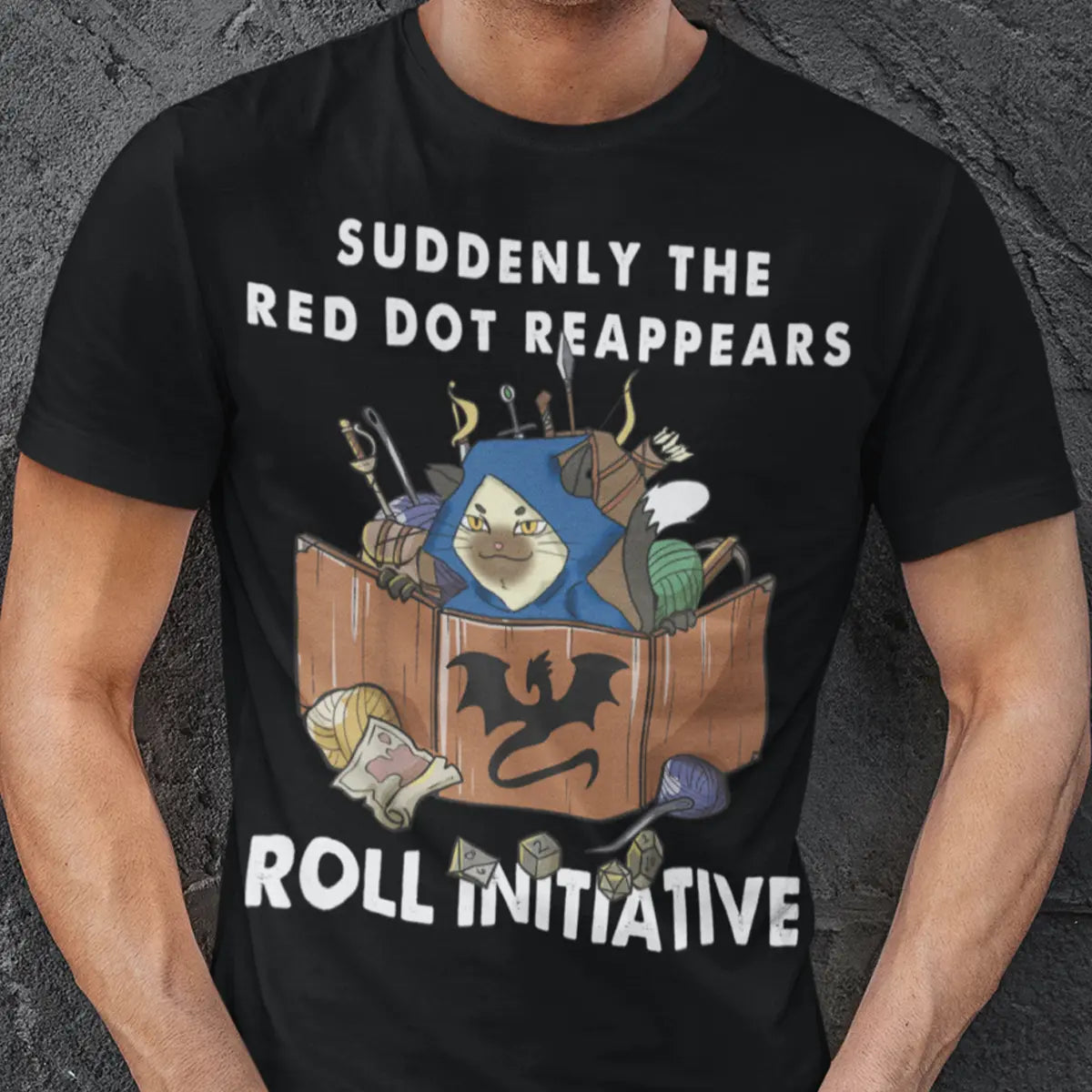Suddenly The Red Dot Reappears Roll Initiative Classic Unisex T-Shirt